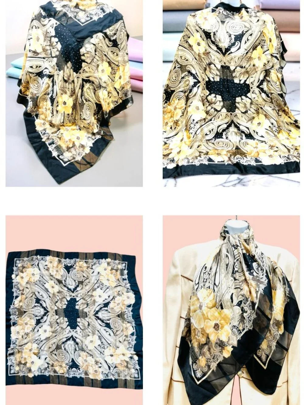 Luciano Soprani  Luxury Silk Scarf 42